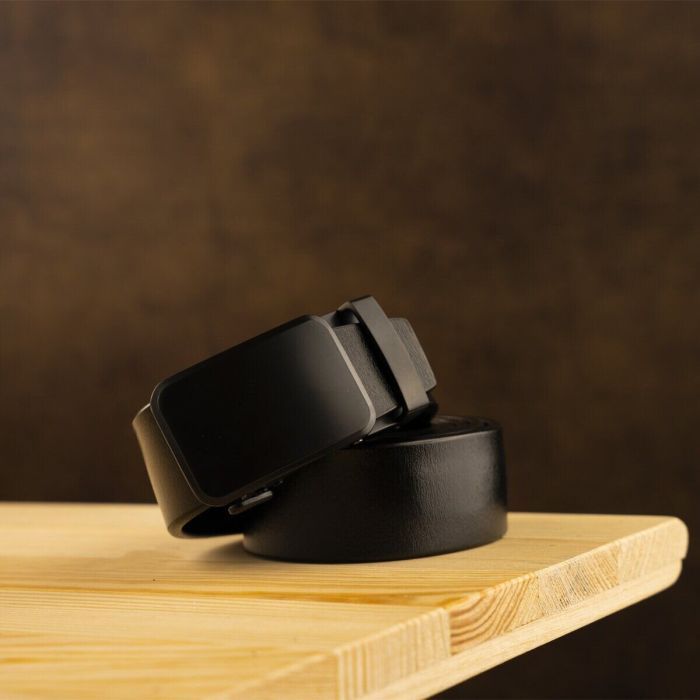 Ремень Vintage Мужской Черный (20270) изображение 6