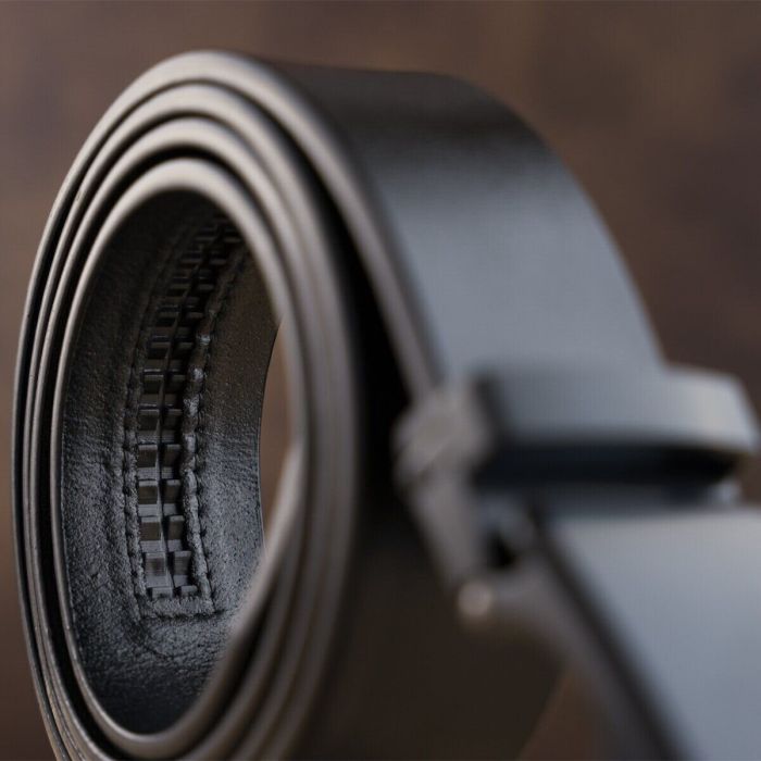 Ремень Vintage Мужской Черный (20270) изображение 7