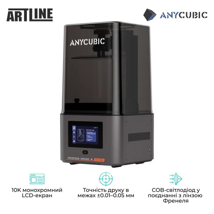 3D-принтер Anycubic Photon Mono 4 Ultra (PM4UBK0A-O) зображення 2