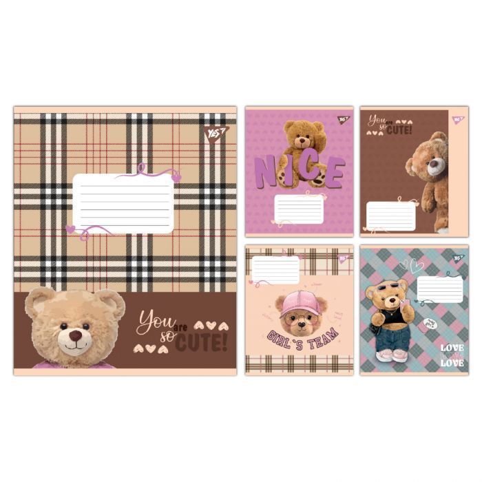Зошит Yes You are cute А5 24 аркушів клітинка (767896)