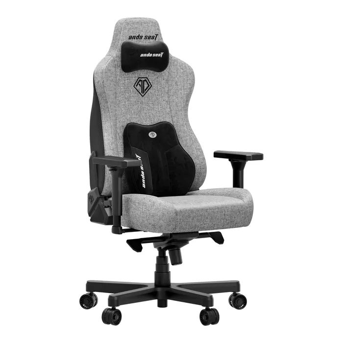Кресло игровое Anda Seat Kaiser 3E Fabric Size XL Grey (AD23YC-XL-09-G-CF-G01) изображение 2