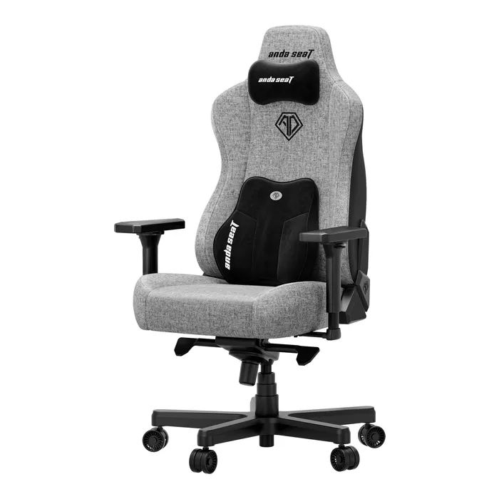 Кресло игровое Anda Seat Kaiser 3E Fabric Size XL Grey (AD23YC-XL-09-G-CF-G01) изображение 3