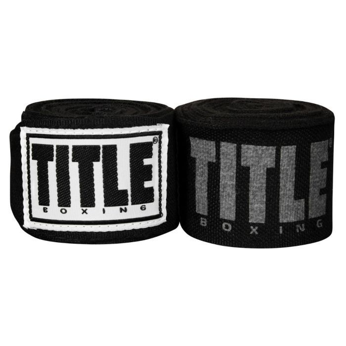 Бинт для спорта Title Boxing Power-Flex Elite 180" 4.5м Black (TPFHW BK)