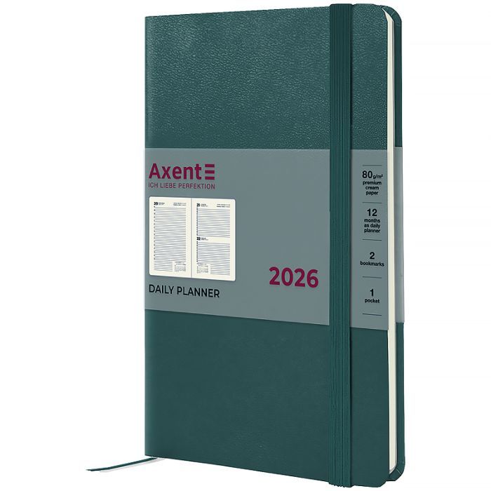 Еженедельник Axent датированный 2026 Partner Strong, 145х210, классический синий (8819-26-38-A)