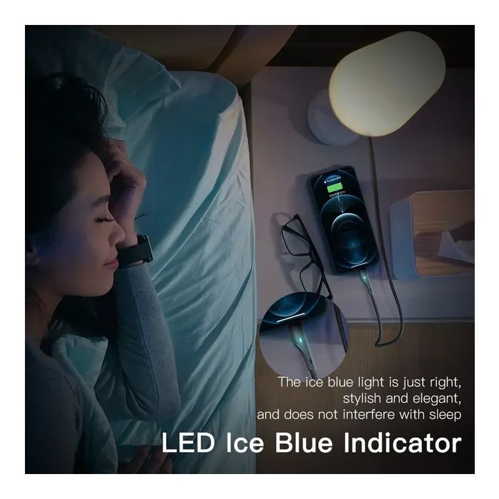 Дата кабель USB 2.0 AM to Lightning 1.0m 2.4A black Essager (EXCL-LS01) зображення 2
