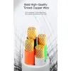 Дата кабель USB 2.0 AM to Lightning 0.25m 2.4A black Essager (EXCL-LSB01) зображення 4