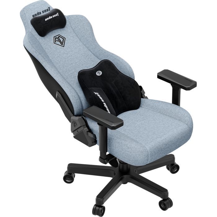 Кресло игровое AndaSeat Kaiser 3E Fabric XL Black (AD23YC-XL-09-B-CF-B01) изображение 7