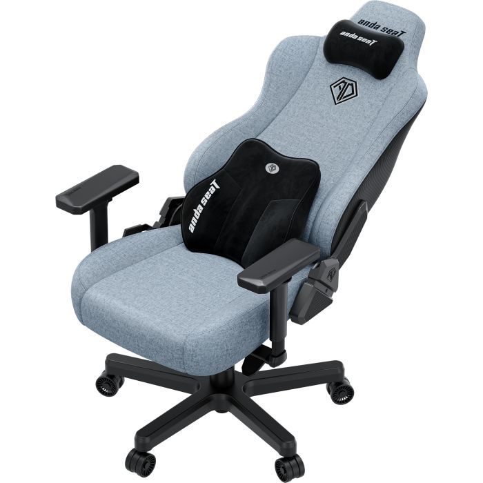Кресло игровое AndaSeat Kaiser 3E Fabric XL Black (AD23YC-XL-09-B-CF-B01) изображение 8