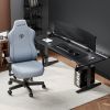 Кресло игровое AndaSeat Kaiser 3E Fabric XL Gray/Blue (AD23YC-XL-09-T-CF-T01) изображение 9