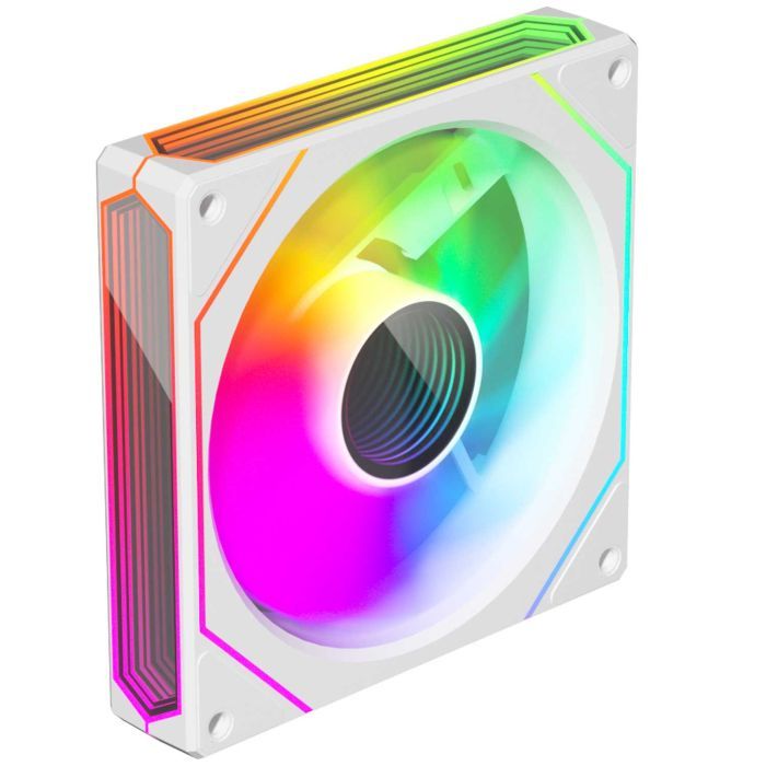 Кулер для корпуса Zezzio PRISM 6 Pro ARGB White изображение 2