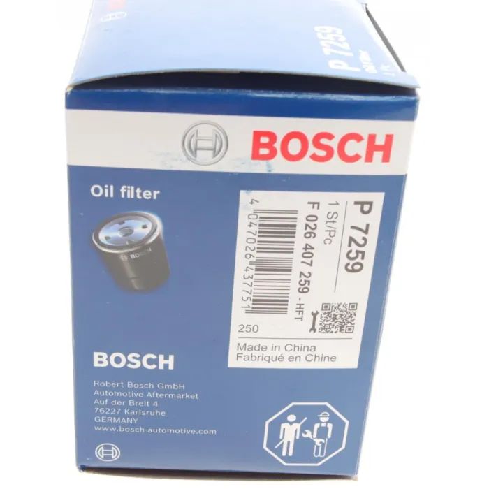 Фільтр масляний Bosch F026407259 зображення 3 Фільтр масляний Bosch F026407259 зображення 3