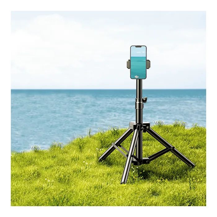 Штатив RTAKO ZJ-ZB01 55CM Matte Finish Carbon Steel Tripod Black (6930539528246) зображення 4