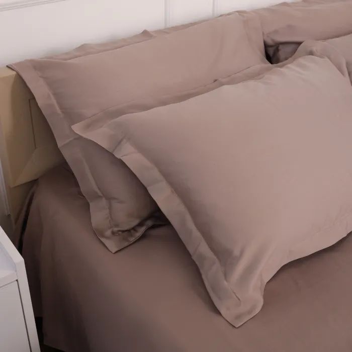 Постельное белье MirSon Tencel №08 Beige 2x160x220 Семейный Евро (2200009637179) изображение 11