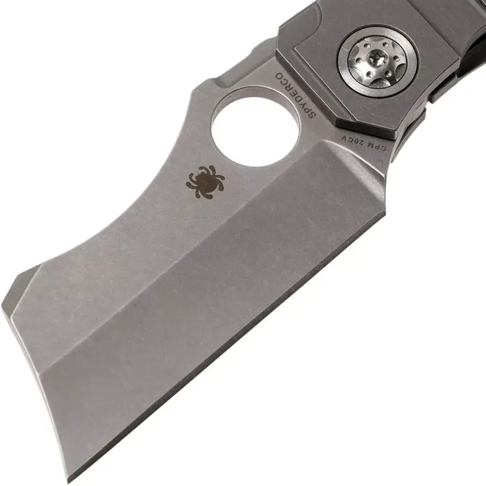 Нож Spyderco Stovepipe CPM 20CV Titanium (C260TIP) изображение 7