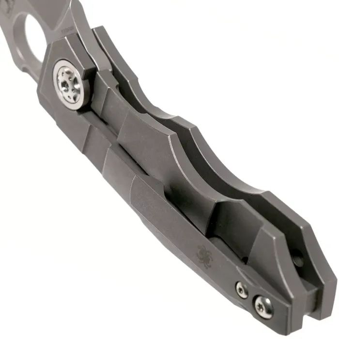 Нож Spyderco Stovepipe CPM 20CV Titanium (C260TIP) изображение 9