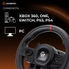 Руль GamePro RW038PM з педалями та коробкою передач PC/XBOX360/XBOXONE/SWITCH/PS3/PS4 (RW038PM) изображение 9
