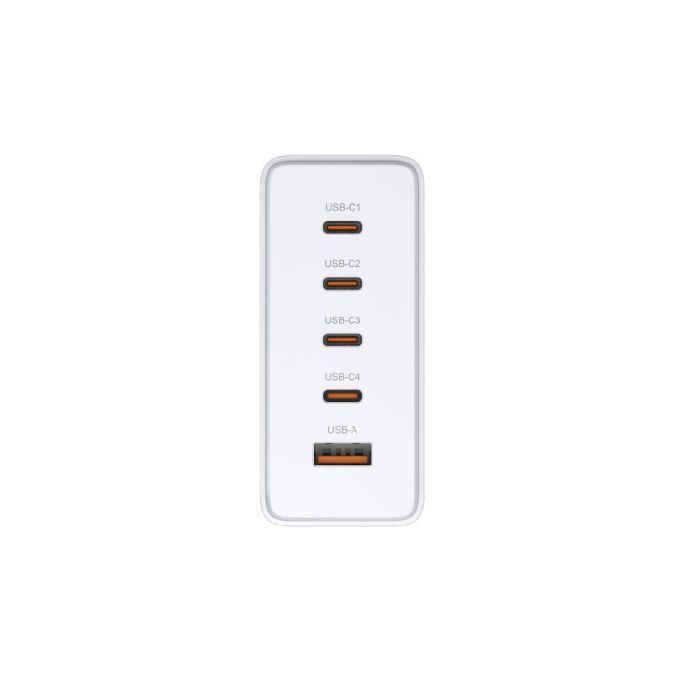 Зарядное устройство D-Link 4xUSB-C + 1xUSB PD240W GaN white (DCF-241) изображение 6