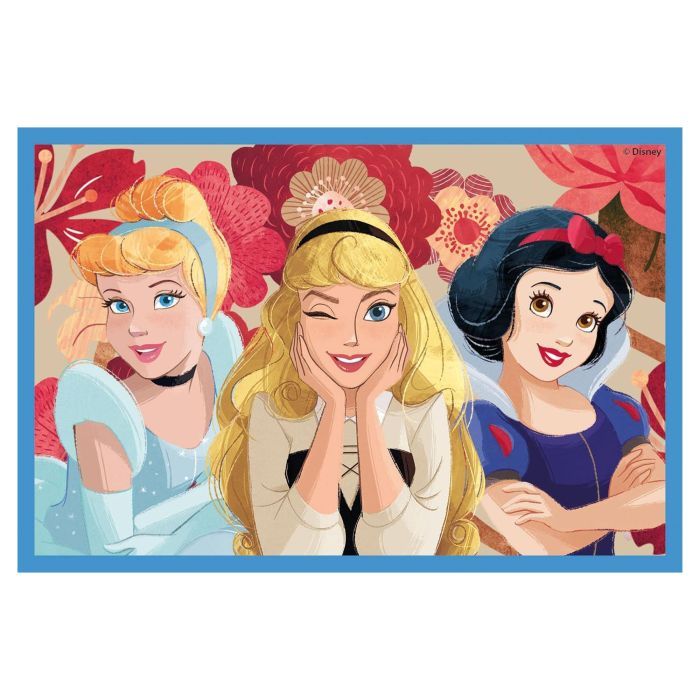 Кубики Clementoni пазл Princess, 6 элементов (40660) изображение 3