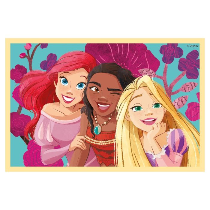 Кубики Clementoni пазл Princess, 6 элементов (40660) изображение 4