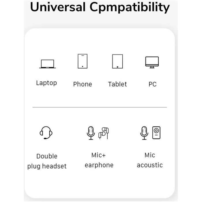 Кабель мультимедійний 3.5mm M to 2x3.5mm F 0.2m Cabletime (CA915248) зображення 6
