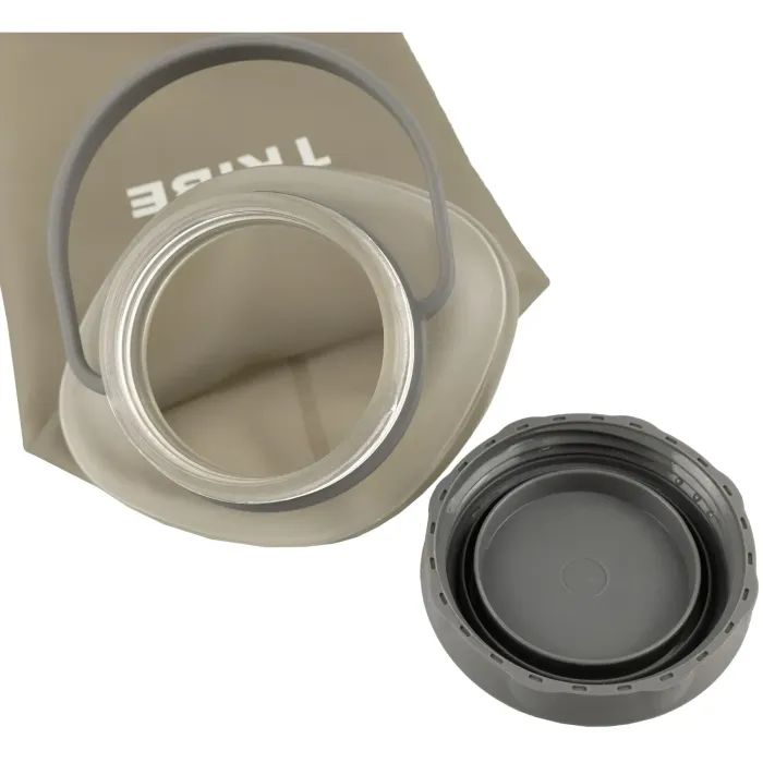 Бутылка для воды Tribe Soft Bottle 1 л TPU м'яка grey (T-FE-0023-grey) изображение 3