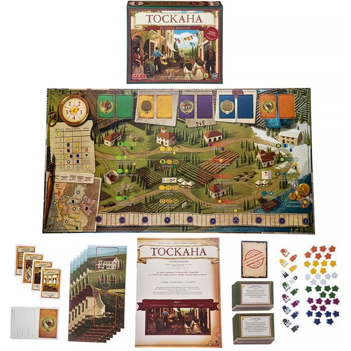 Настольная игра Kilogames Виноделие: Тоскана. Основное издание (Viticulture Tuscany Essential Edition) (укр.) (KG-2260) изображение 2