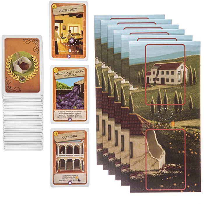 Настольная игра Kilogames Виноделие: Тоскана. Основное издание (Viticulture Tuscany Essential Edition) (укр.) (KG-2260) изображение 5