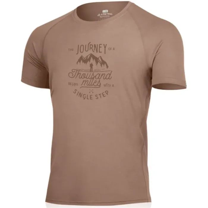Термофутболка Lasting Journey 7474 - M - коричневий (002.001.5731)