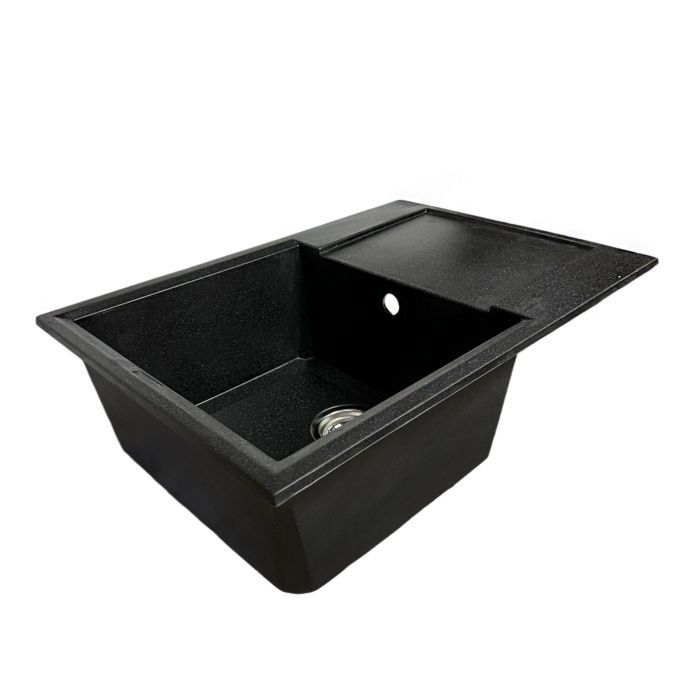 Мийка кухонна Adamant Horizon Medium чорний + змішувач (4824296104403) зображення 2