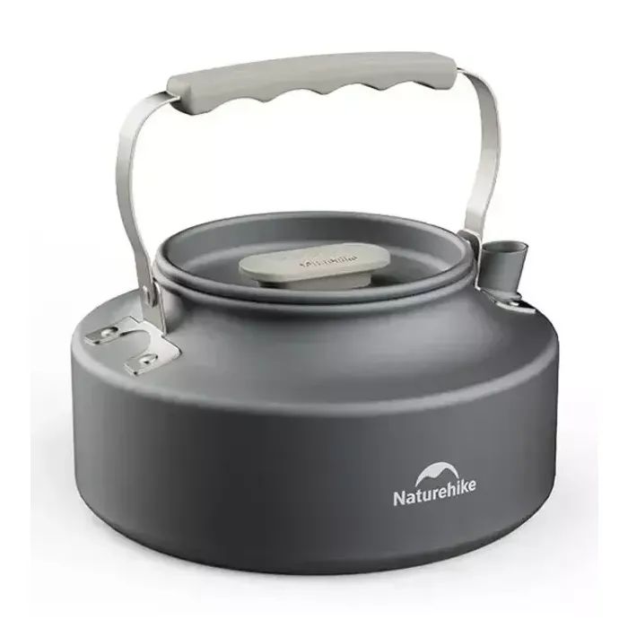 Набор туристической посуды Naturehike CNK2450CF010, алюміній 2 каструлі, чайник, сковорідка (6976507663281) изображение 4