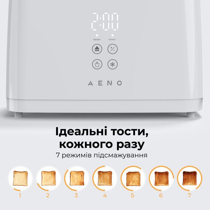 Тостер AENO ATS0002W зображення 2