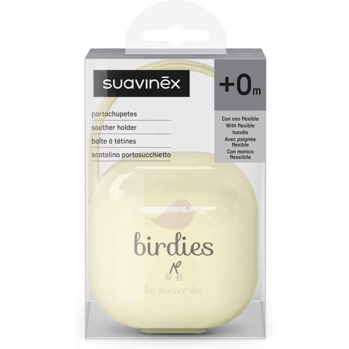 Контейнер для пустышек Suavinex Birdies, світло-жовтий (309133) изображение 3