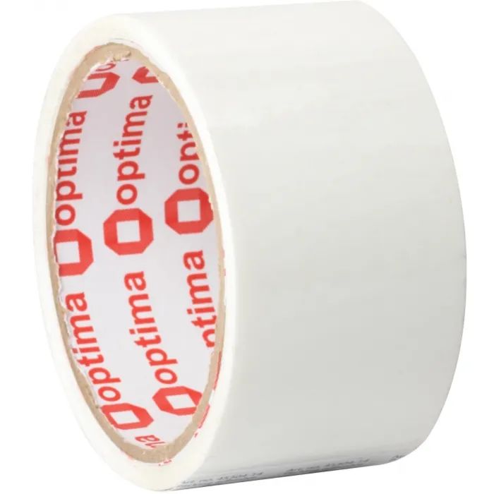 Скотч Optima 48 мм х 30 м, белый (O45304-14)