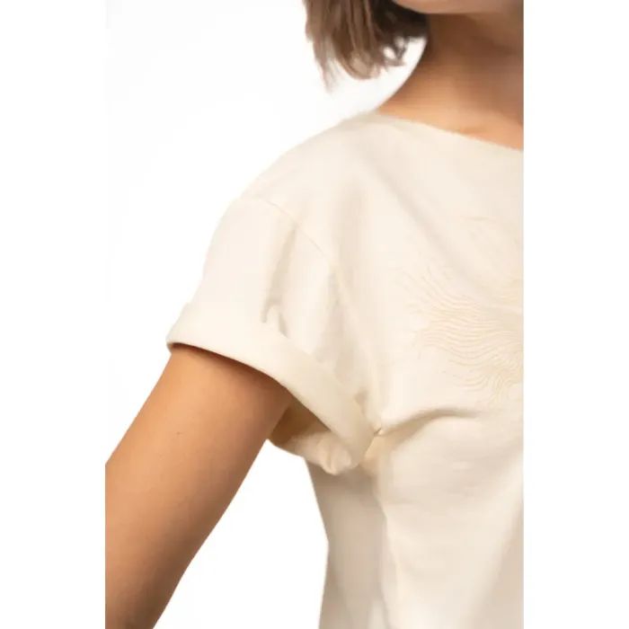 Футболка Turbat Misool Wmn cloud cream/brown - M - бежевий/коричневий (012.004.6330) изображение 5