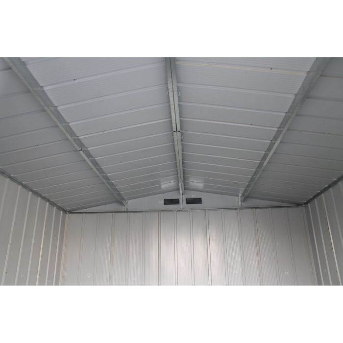 Садовий будиночок Duramax металевий Eco 320х241х196 см сірий-білий (5187) зображення 5