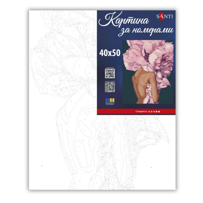 Картина по номерам Santi Квіткова ніжність 40х50 см (955758) изображение 2