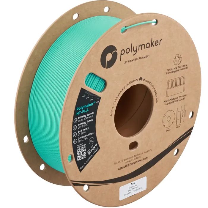 Пластик для 3D-принтера Polymaker HT-PLA 1,75mm 1kg GREY (PA17003)