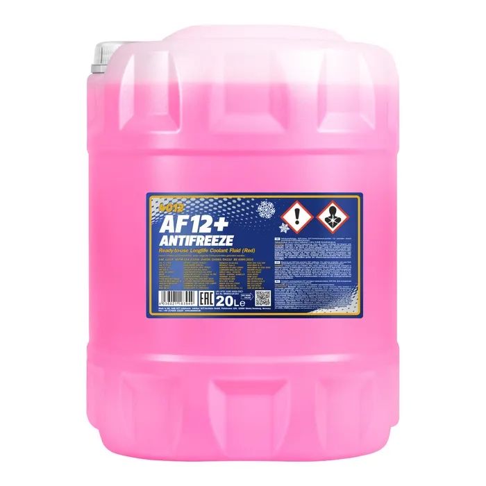 Антифриз Mannol Antifreeze AF 12+ (-40) Longlife чер, 20л (MN4012-20)