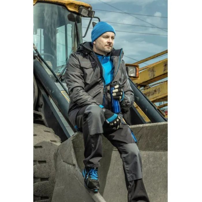 Шапка робоча Hoegert ENZ HT5K471 в'язана 100% акрил синя (57-61) (HT5K471) зображення 3
