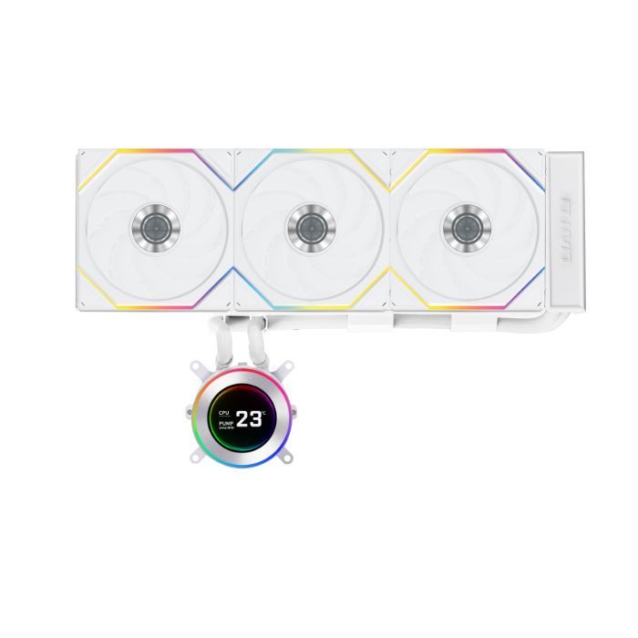 Система рідинного охолодження Lian Li HydroShift II LCD-C 360 FANLESS White (G89.GHS2LCD36W.00)