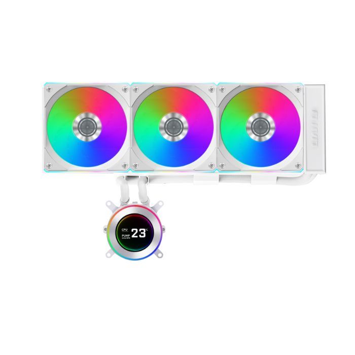 Система рідинного охолодження Lian Li HydroShift II LCD-C 360 FANLESS White (G89.GHS2LCD36W.00) зображення 3