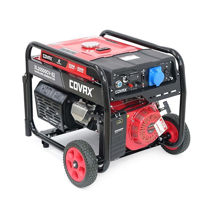 Генератор COVAX XL20500CV-E2, 9.5kW, 220V, 50Hz, DC12V, 21HP, электро стартер, 25L (XL20500CV-E2)