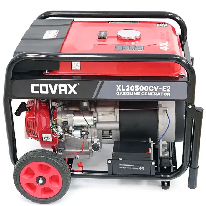 Генератор COVAX XL20500CV-E2, 9.5kW, 220V, 50Hz, DC12V, 21HP, электро стартер, 25L (XL20500CV-E2) изображение 4