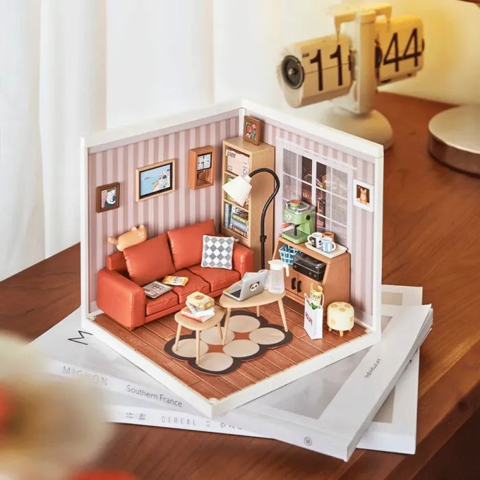 Конструктор Robotime Rolife 3D Затишна вітальня (DW007) зображення 6