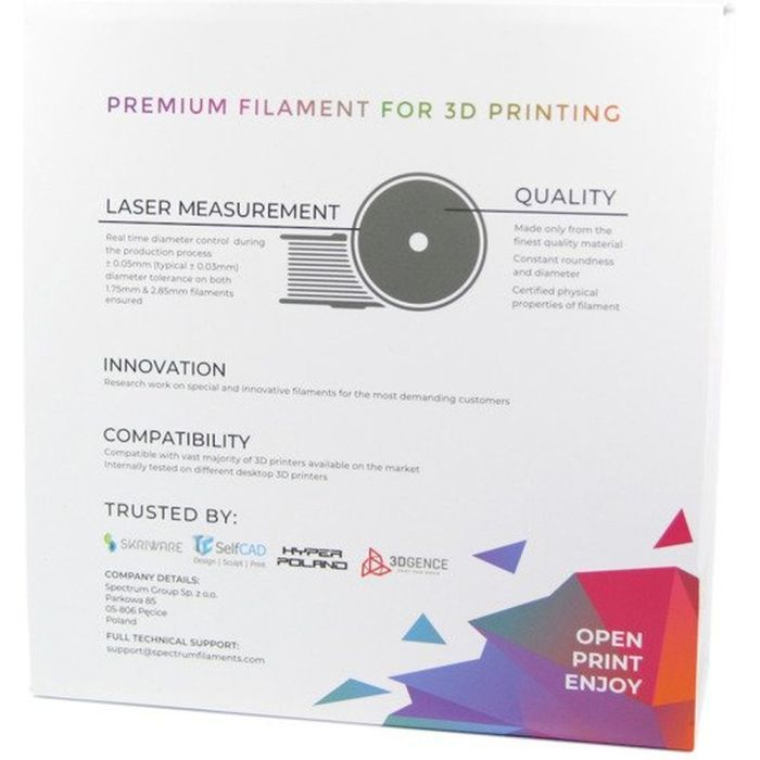 Пластик для 3D-принтера Spectrum PLA Glow in the Dark 1.75mm 0.5kg YELLOW-GREEN (80168) изображение 5