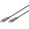Кабель мультимедийный HDMI M to HDMI M 10m 4K AOC hybrid-fiber black Digitus (AK-330125-100-S)