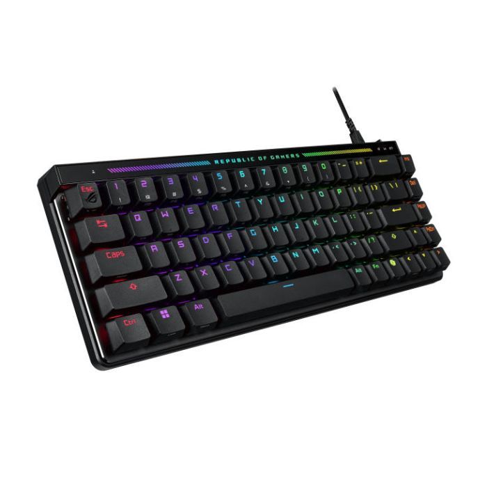 Клавиатура ASUS ROG Falchion Ace HFX USB UA Black (90MP03VE-BKMA00) изображение 6