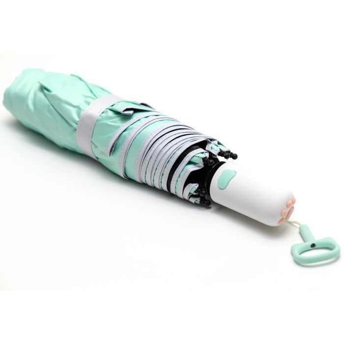 Зонт Krago Мяу складна міні повний автомат зелений (umb-11-001) изображение 4