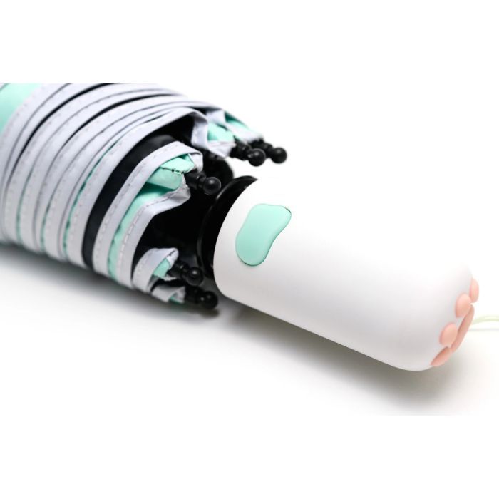 Зонт Krago Мяу складна міні повний автомат зелений (umb-11-001) изображение 5