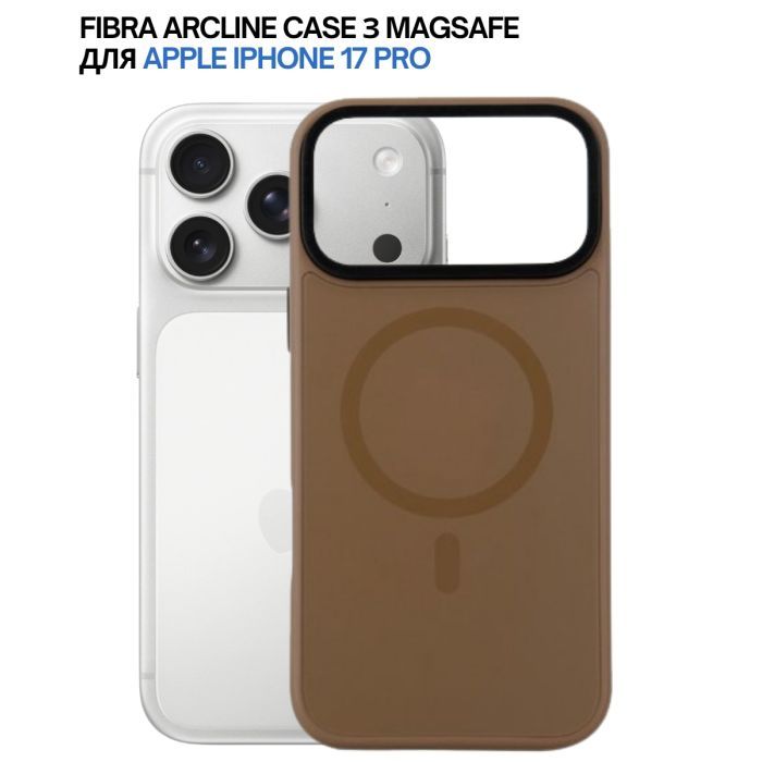 Чехол для мобильного телефона BeCover FIBRA ArcLine MagSafe Apple iPhone 17 Pro Brown (715383) изображение 7